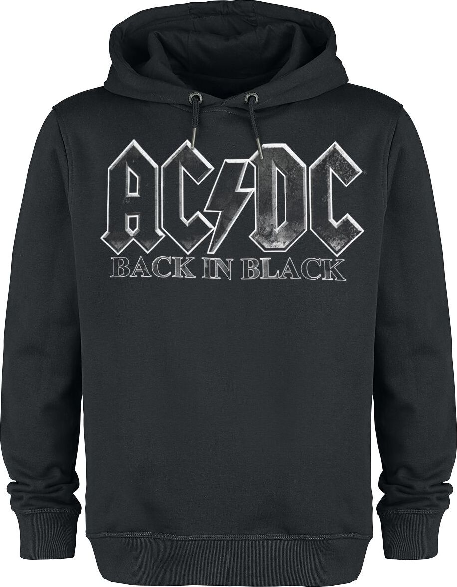AC/DC Amplified Collection - Back In Black Mikina s kapucí černá - RockTime.cz
