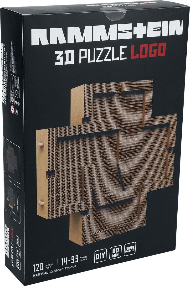 Rammstein 3D Puzzle - Logo Puzzle standard - RockTime.cz