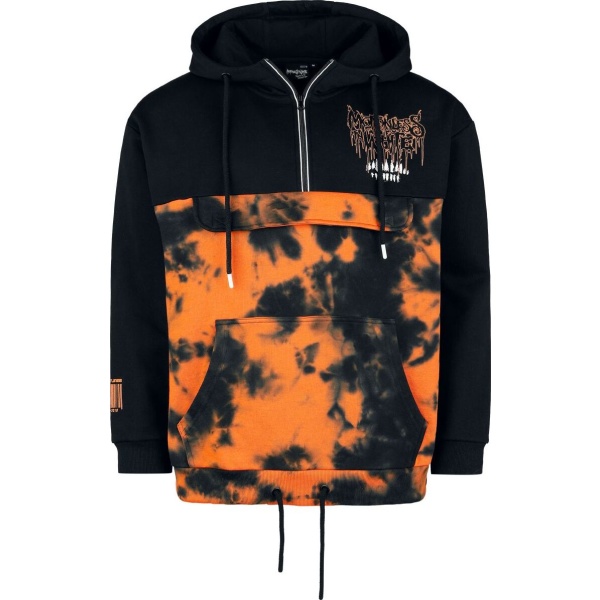 Motionless In White EMP Signature Collection Mikina s kapucí cerná/oranžová - RockTime.cz
