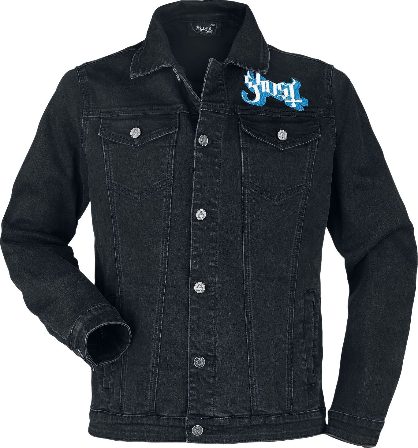 Ghost EMP Signature Collection Džínová bunda černá - RockTime.cz