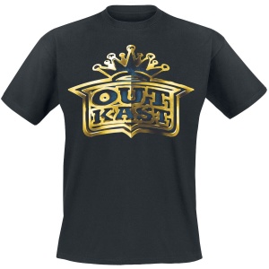 OutKast Gold Logo Tričko černá - RockTime.cz