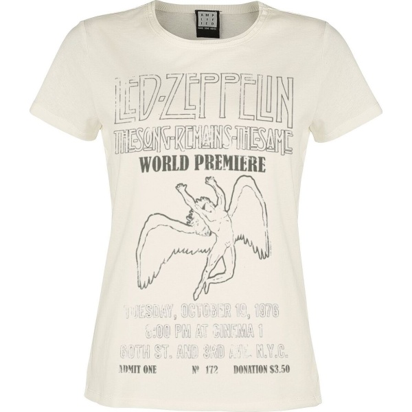 Led Zeppelin Amplified Collection - The Song Remains The Same Dámské tričko šedobílá - RockTime.cz