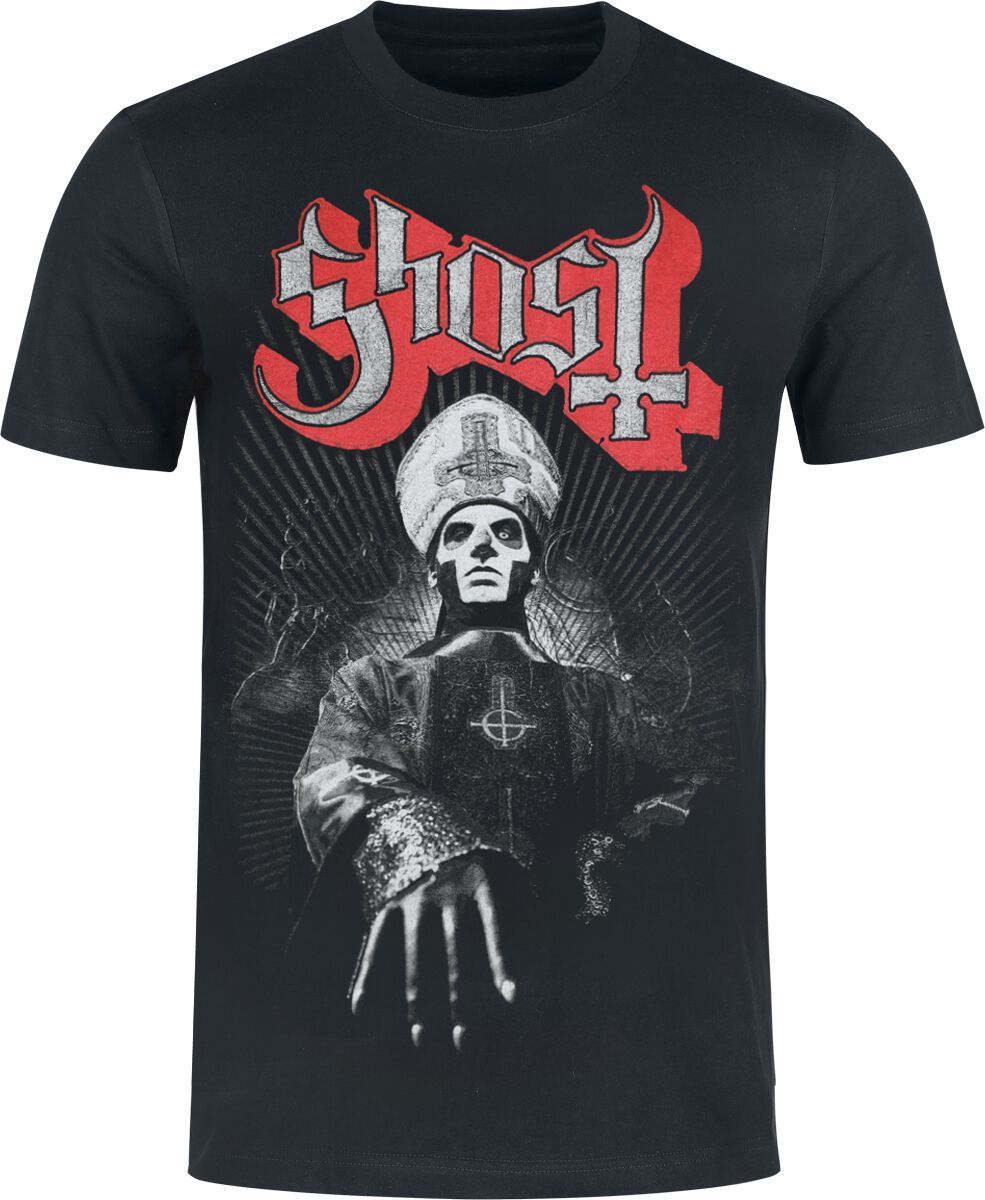Ghost Ring Photo Heavyweight Tričko černá - RockTime.cz