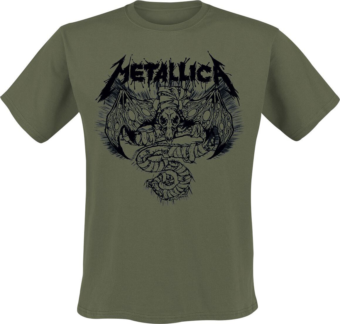 Metallica Roam Blast Olive Tričko olivová - RockTime.cz