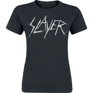 Slayer Scratchy Logo Dámské tričko černá - RockTime.cz