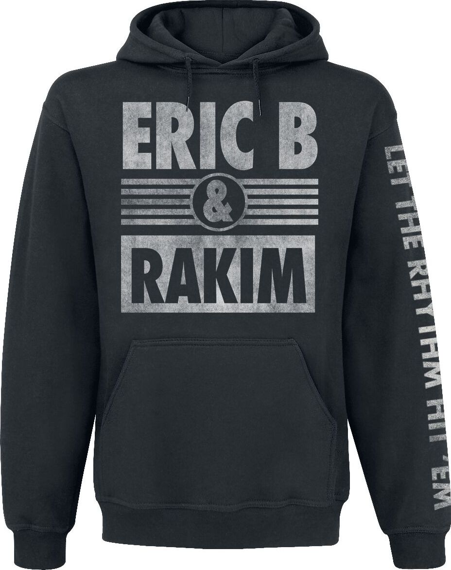 Eric B. & Rakim Logo Mikina s kapucí černá - RockTime.cz