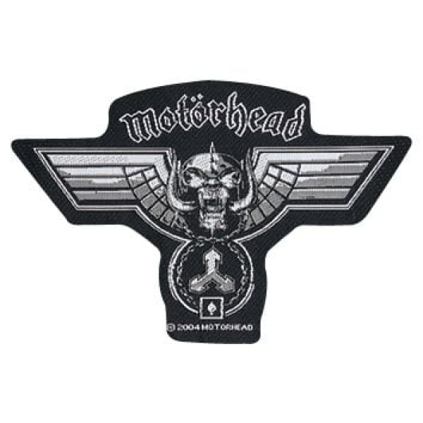 Motörhead Motörhead Logo nášivka cerná/bílá - RockTime.cz