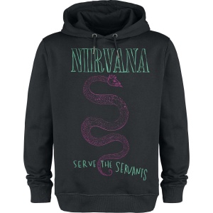 Nirvana Amplified Collection - Serve The Serpents Mikina s kapucí černá - RockTime.cz