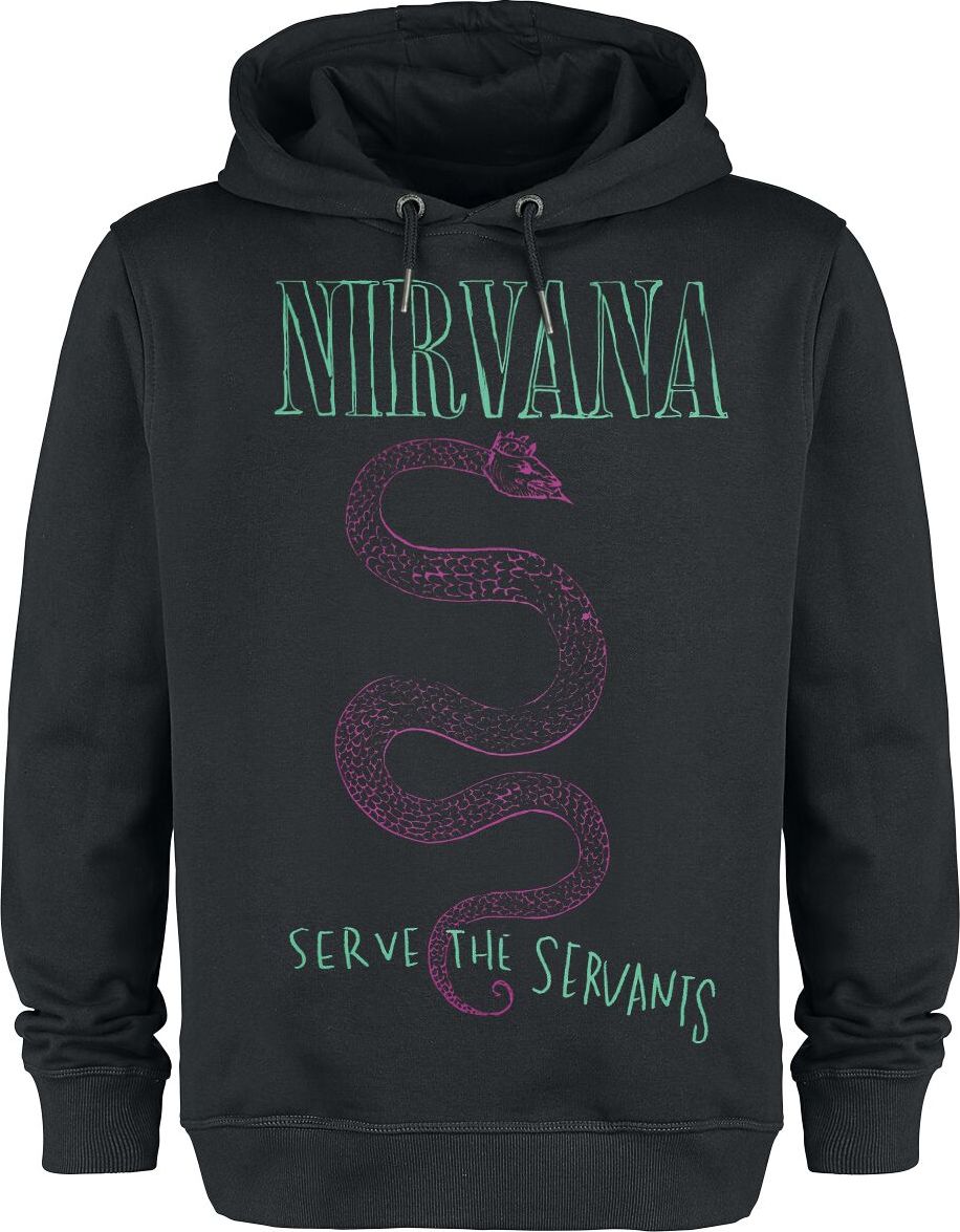 Nirvana Amplified Collection - Serve The Serpents Mikina s kapucí černá - RockTime.cz