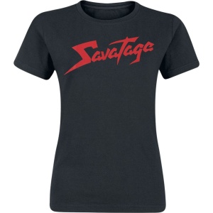 Savatage Red Logo Dámské tričko černá - RockTime.cz