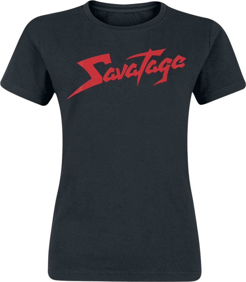 Savatage Red Logo Dámské tričko černá - RockTime.cz