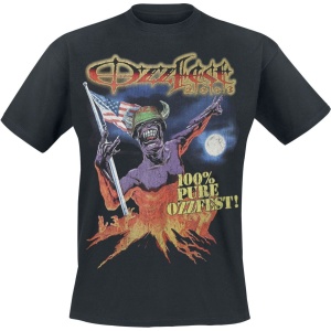 Ozzy Osbourne Ozzyfest Helmet Tričko černá - RockTime.cz