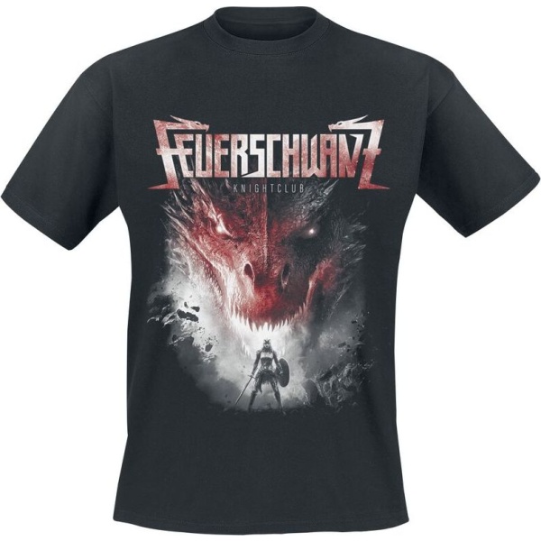 Feuerschwanz Knightclub Cover Tričko černá - RockTime.cz