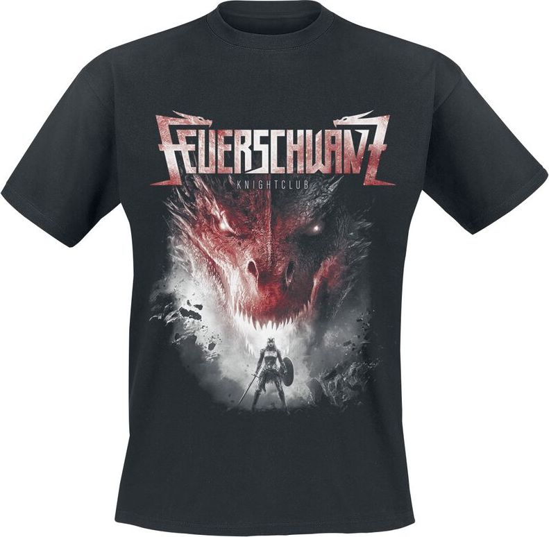 Feuerschwanz Knightclub Cover Tričko černá - RockTime.cz