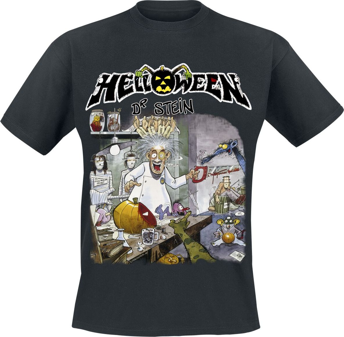 Helloween Dr. Stein Tričko černá - RockTime.cz