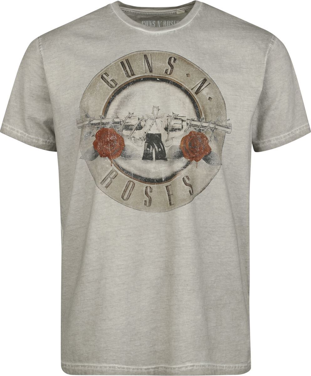 Guns N' Roses Bullet Logo Tričko šedá - RockTime.cz