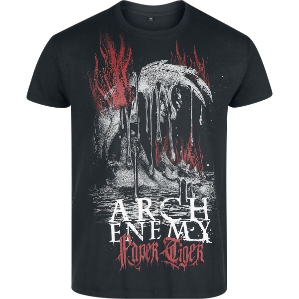 Arch Enemy Flames Tiger Tričko černá - RockTime.cz