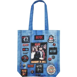 AC/DC Rocksax - AC/DC Logo Plátená taška vícebarevný - RockTime.cz