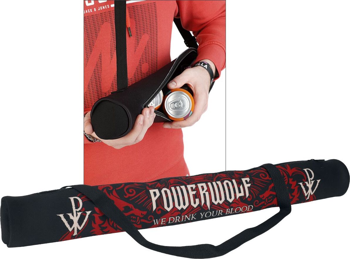 Powerwolf Kühltasche - Bierschlange - Logo Chladící taška černá - RockTime.cz