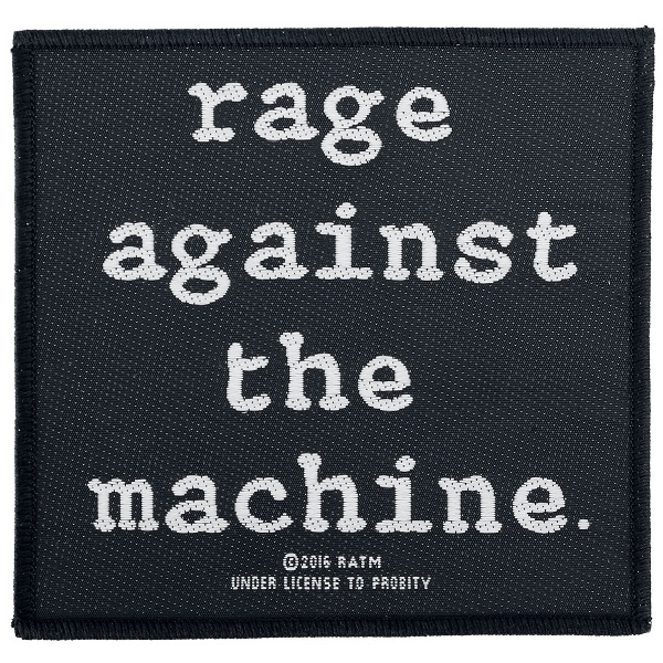 Rage Against The Machine Rage Against The Machine nášivka cerná/bílá - RockTime.cz