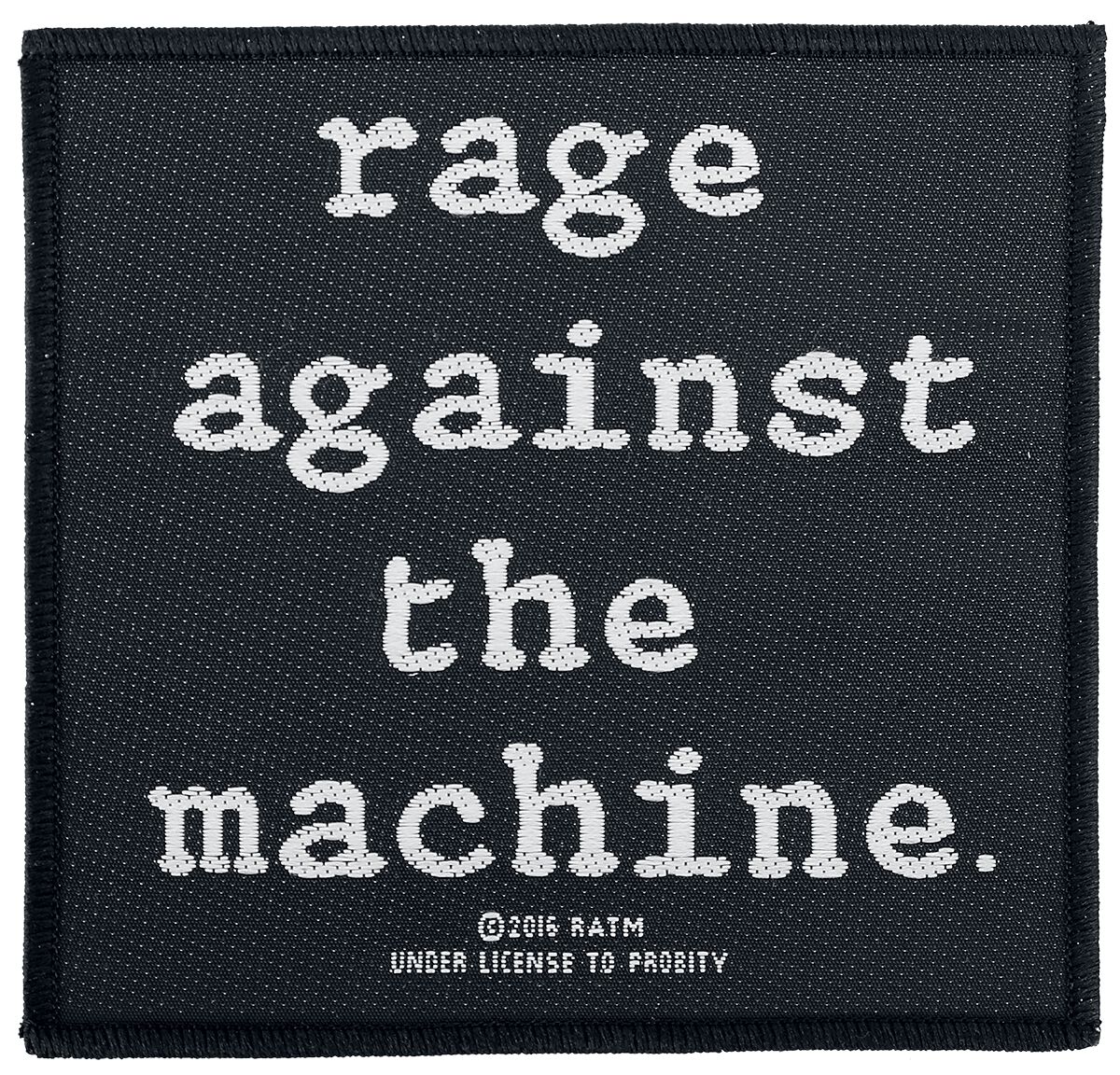 Rage Against The Machine Rage Against The Machine nášivka cerná/bílá - RockTime.cz