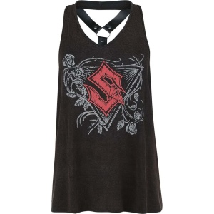 Sabaton EMP Signature Collection Dámský top šedohnědá - RockTime.cz