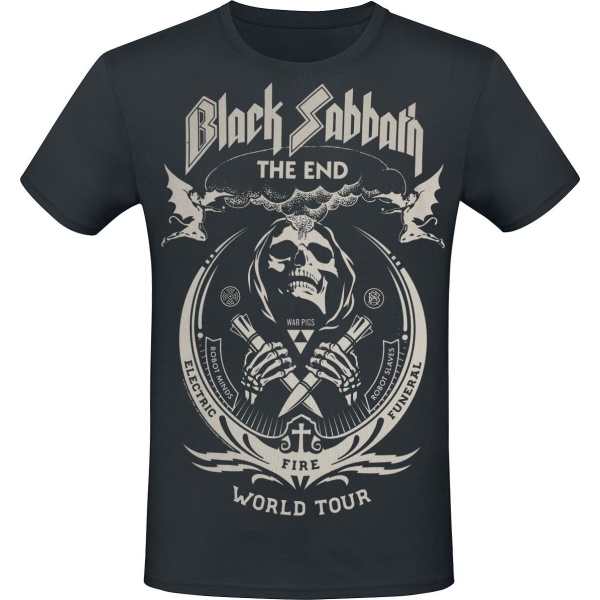 Black Sabbath The End Grim Reaper Tričko černá - RockTime.cz