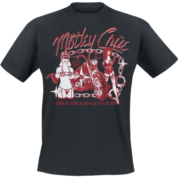 Mötley Crüe Girls 87 Tričko černá - RockTime.cz