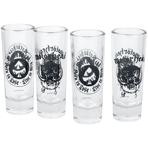 Motörhead Motörhead Logo sada sklenicek transparentní - RockTime.cz