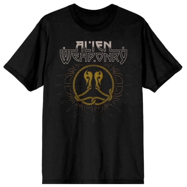Alien Weaponry Sun Logo Tričko černá - RockTime.cz