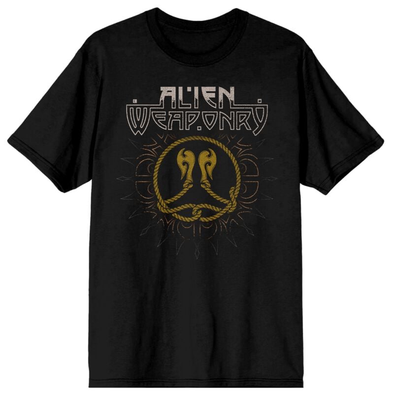Alien Weaponry Sun Logo Tričko černá - RockTime.cz