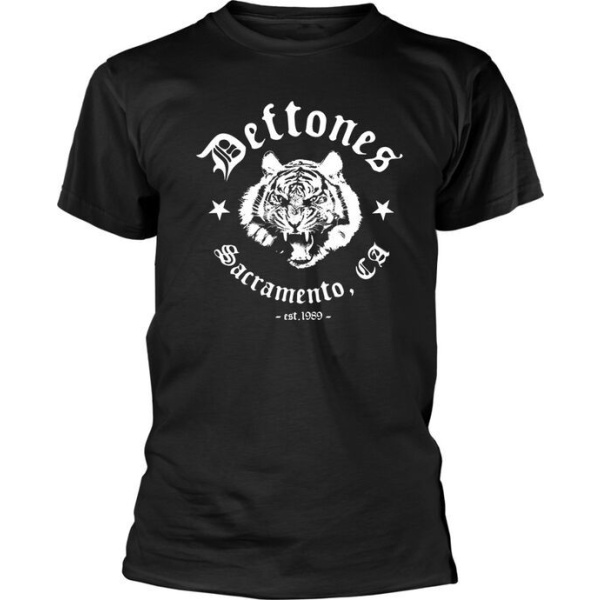 Deftones Tiger Sacramento Tričko černá - RockTime.cz