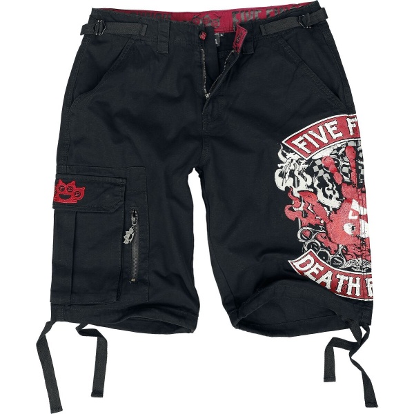 Five Finger Death Punch EMP Signature Collection Cargo kraťasy černá - RockTime.cz