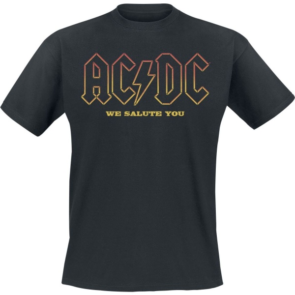 AC/DC About To Rock Salute Tričko černá - RockTime.cz
