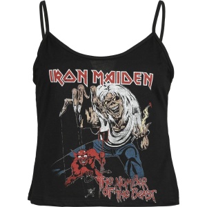Iron Maiden The Number Of The Beast Dámský top černá - RockTime.cz