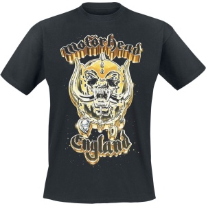 Motörhead 50th Gold Warpig Tričko černá - RockTime.cz
