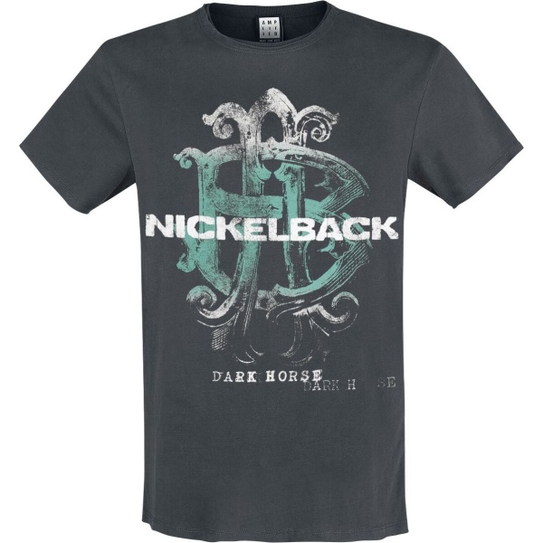 Nickelback Dark horse Tričko charcoal - RockTime.cz