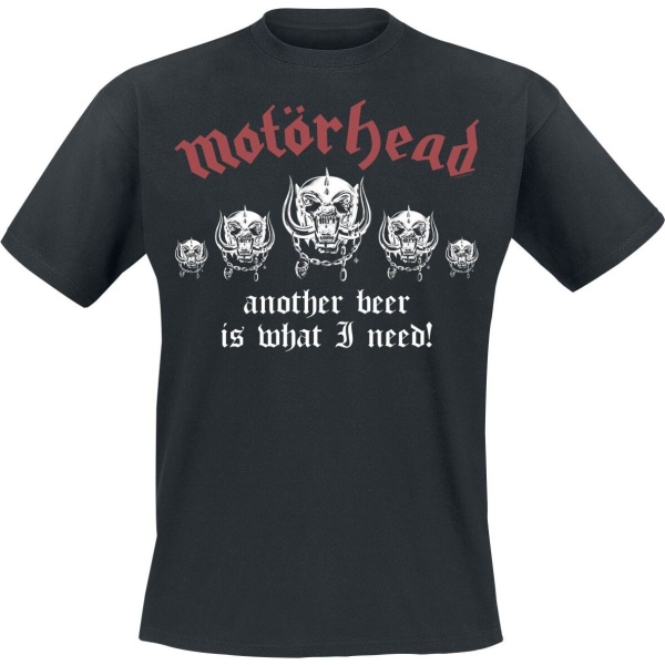 Motörhead 50th Another Beer Lemmy's Lounge Tričko černá - RockTime.cz