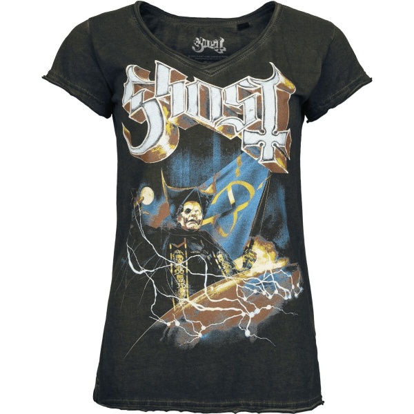 Ghost Lightning Dámské tričko antracitová - RockTime.cz