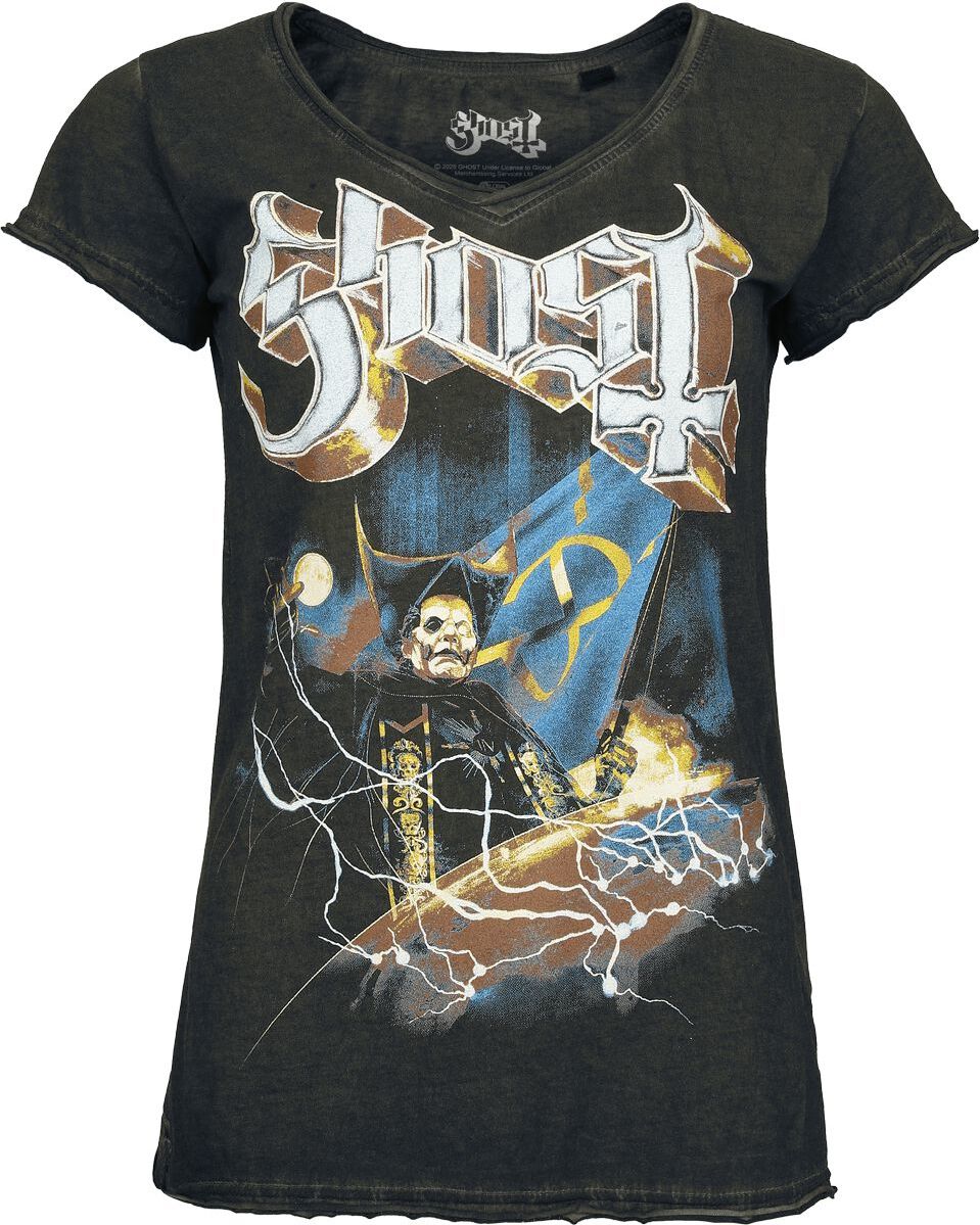 Ghost Lightning Dámské tričko antracitová - RockTime.cz