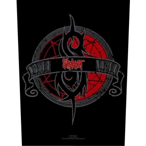 Slipknot Crest nášivka na záda cerná/cervená/šedá - RockTime.cz