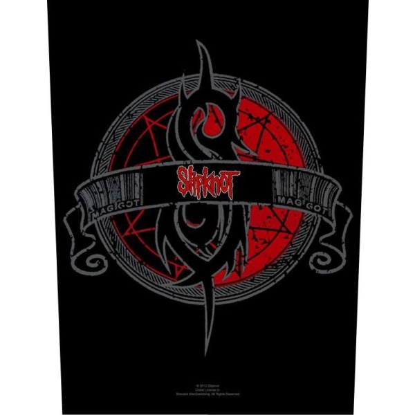 Slipknot Crest nášivka na záda cerná/cervená/šedá - RockTime.cz