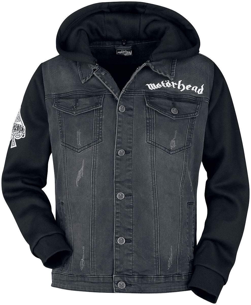 Motörhead EMP Signature Collection Džínová bunda tmave šedá/cerná - RockTime.cz
