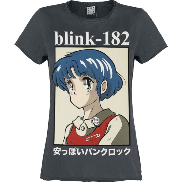 Blink-182 Amplified Collection - Anime Dámské tričko charcoal - RockTime.cz