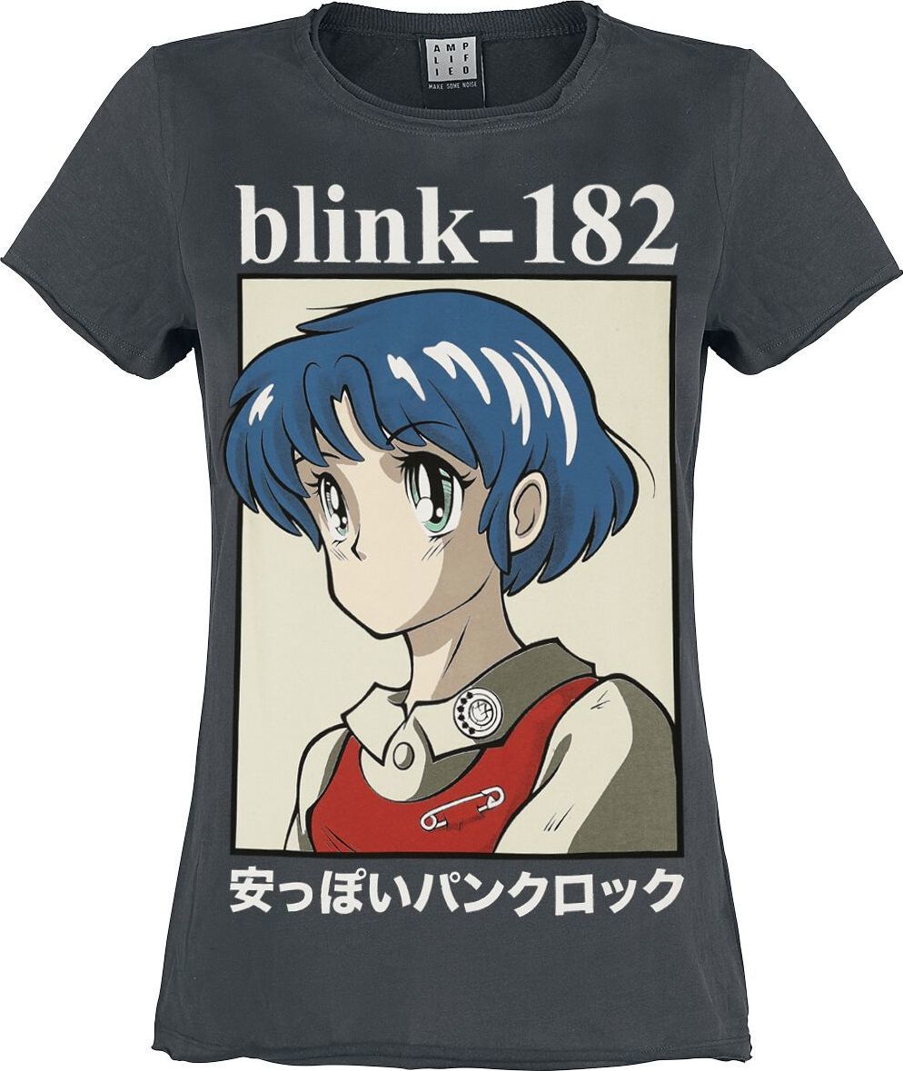Blink-182 Amplified Collection - Anime Dámské tričko charcoal - RockTime.cz
