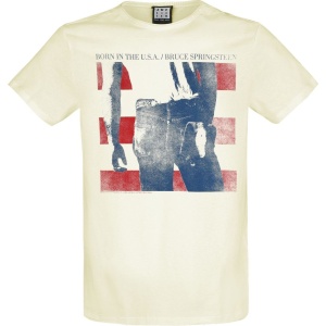 Bruce Springsteen Amplified Collection - Born In The USA Tričko šedobílá - RockTime.cz