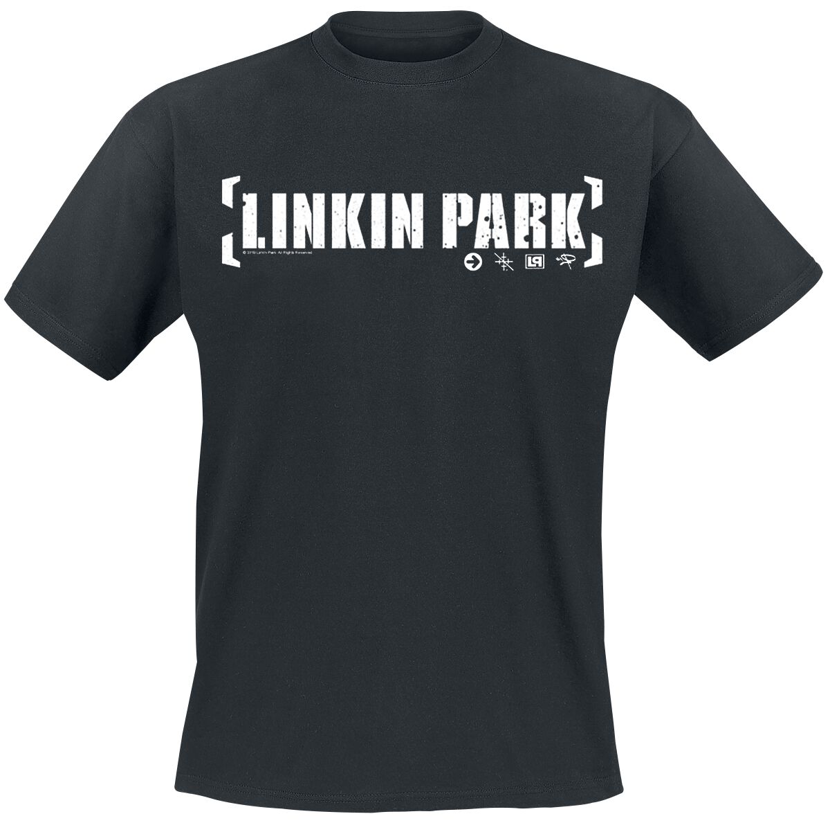 Linkin Park Bracket Logo Tričko černá - RockTime.cz