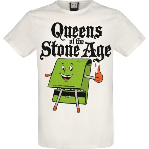 Queens Of The Stone Age Amplified Collection - Match Book Tričko šedobílá - RockTime.cz