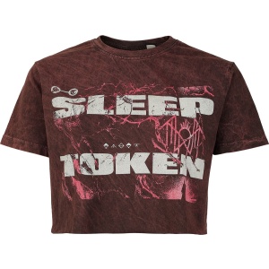 Sleep Token Texture Dámské tričko červená - RockTime.cz