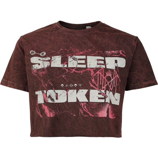 Sleep Token Texture Dámské tričko červená - RockTime.cz